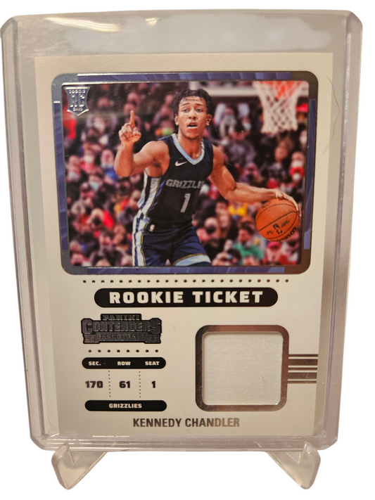 2022-23 Panini Contenders #RTS-KCM Kennedy Chandler Rookie Ticket Patch