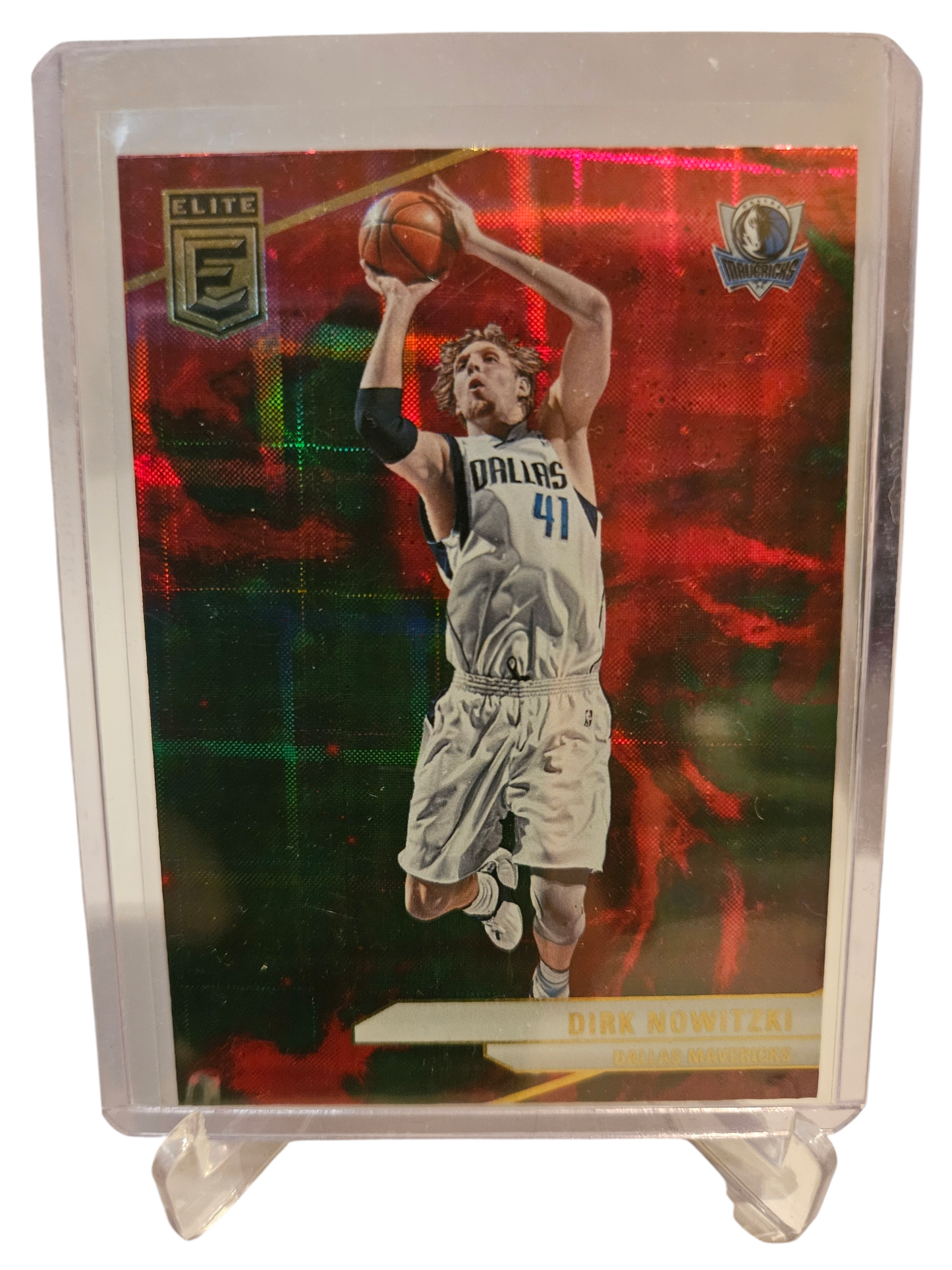 2023-24 Panini Donruss Elite International #4 Dirk Nowitzki Red Green