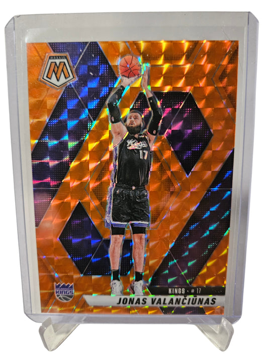 2024-25 Panini Mosaic #169 Jonas Valanciunas Orange Mosaic Prizm 128/249