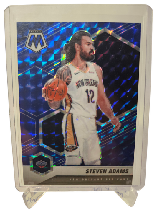 2020-21 Panini Mosaic #179 Steven Adams Blue Mosaic Prizm 02/99