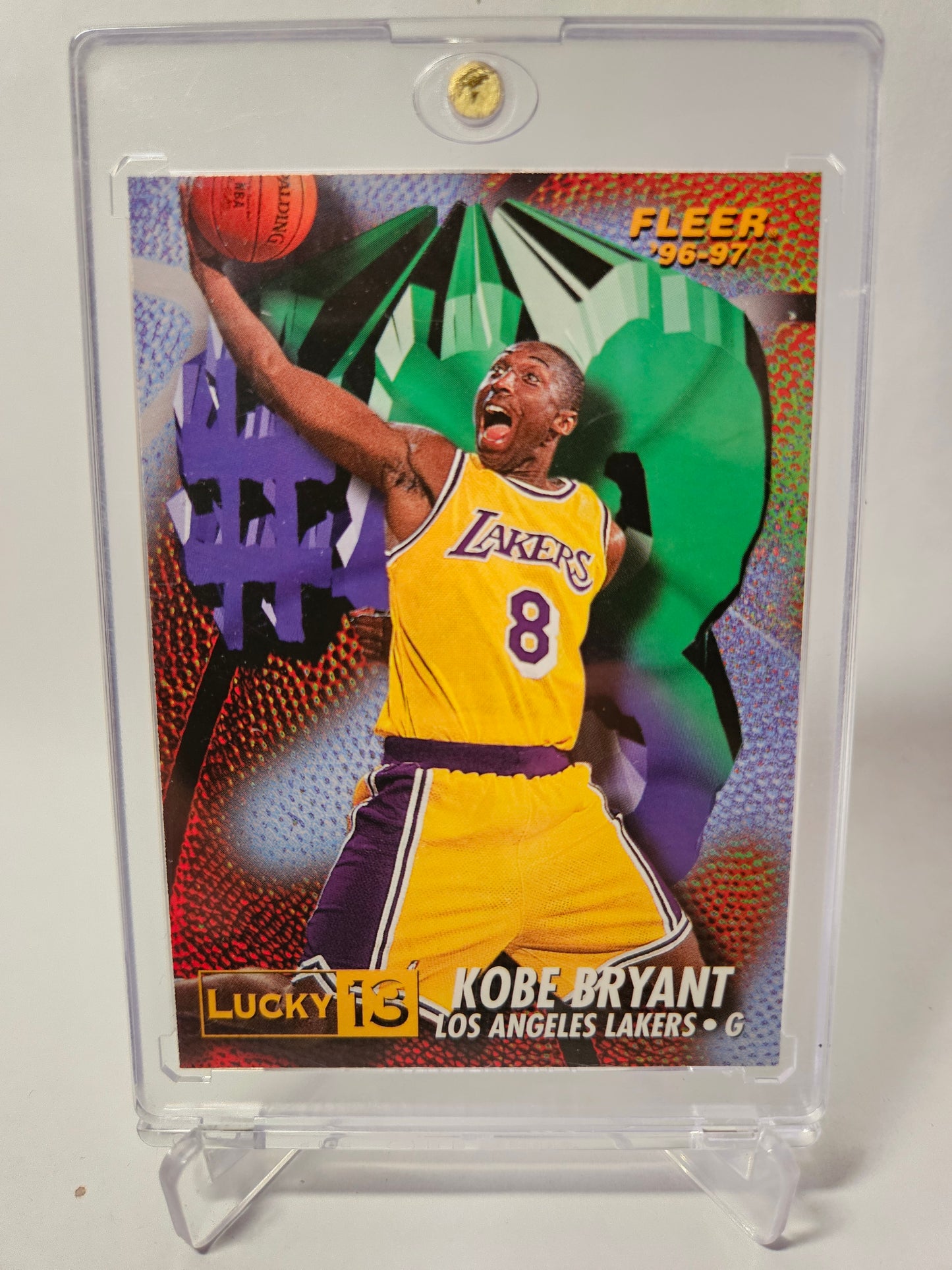 1996-97 Fleer #1 to 13 Full Set Lucky 13 Rookie Cards Including Kobe Bryant and Allen Iverson Rookie Card (rare set)