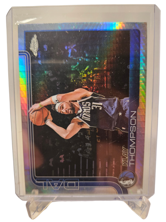 2025 Topps Chrome #42 Klay Thompson Pulsar Refractor
