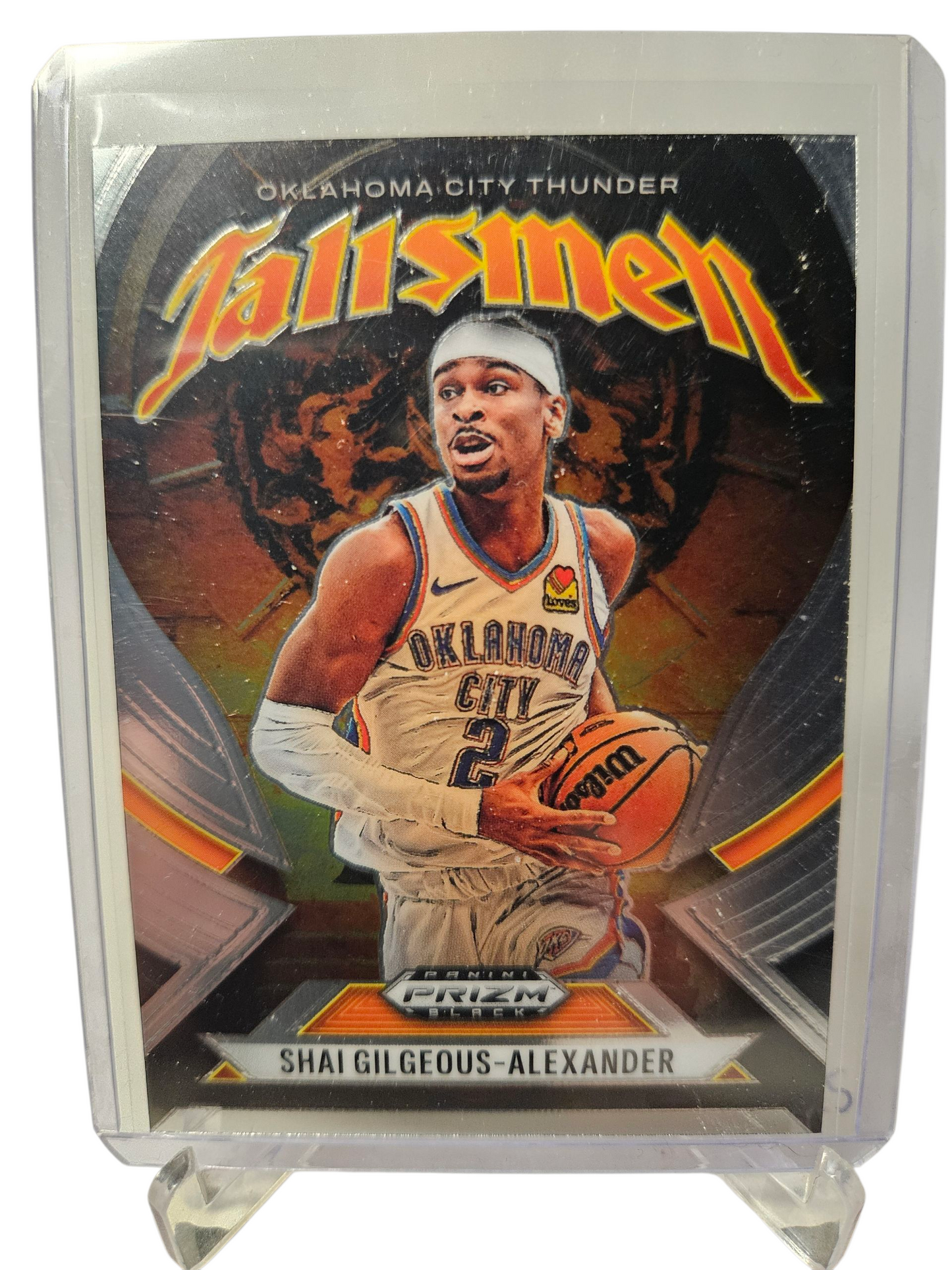 2024-25 Panini Prizm Black #1 Shai Gilgeous-Alexander Tallsman