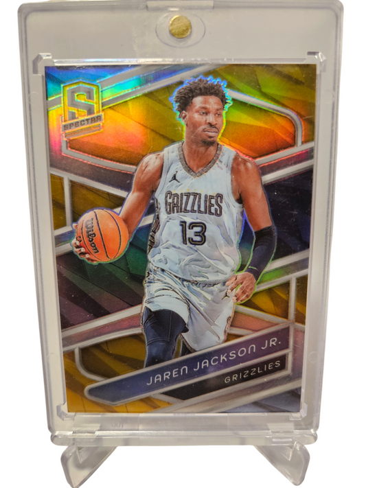 2023-24 Panini Spectra #42 Jaren Jackson JR Gold Prizm 05/10