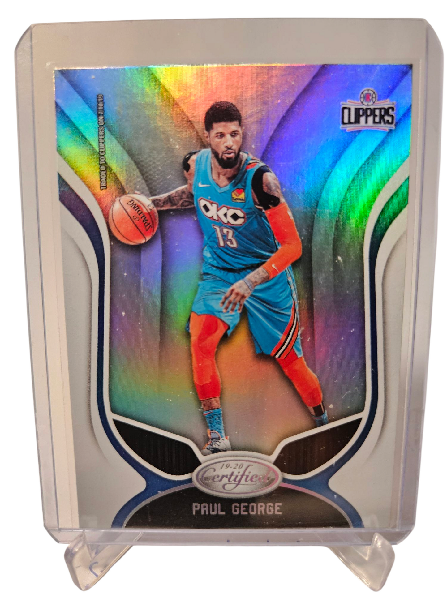 2019-20 Panini Totally Certified Stock #105 Paul George