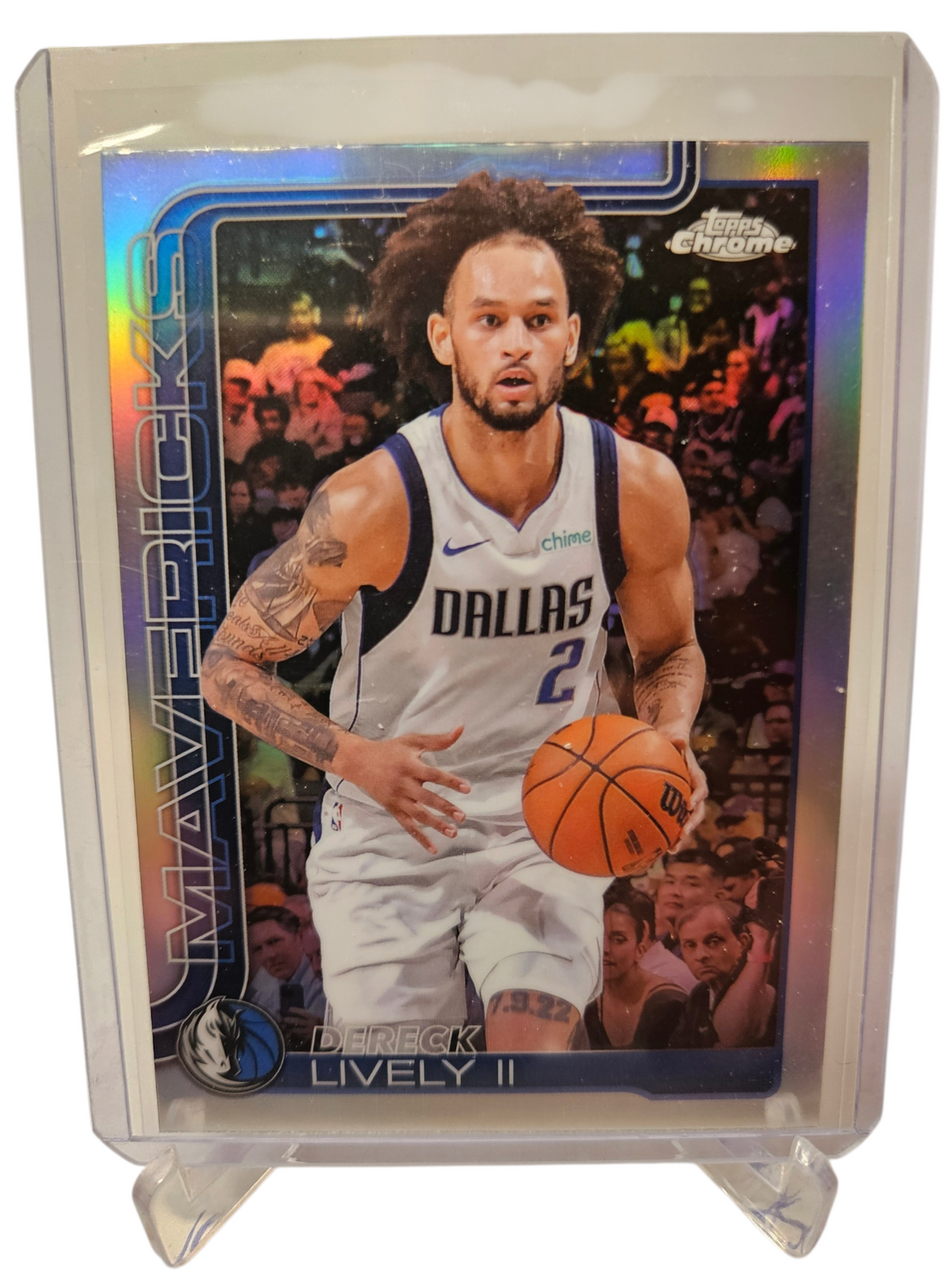 2025 Topps Chrome #72 Dereck Lively II Refractor