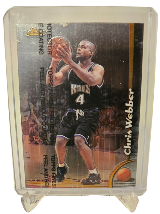 1999 Topps Finest #220 Chris Webber With Protective Coating