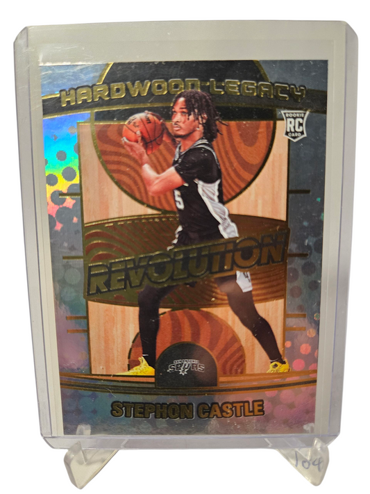 2024-25 Panini Revolution #24 Stephon Castle Rookie Card Hardwood Legacy