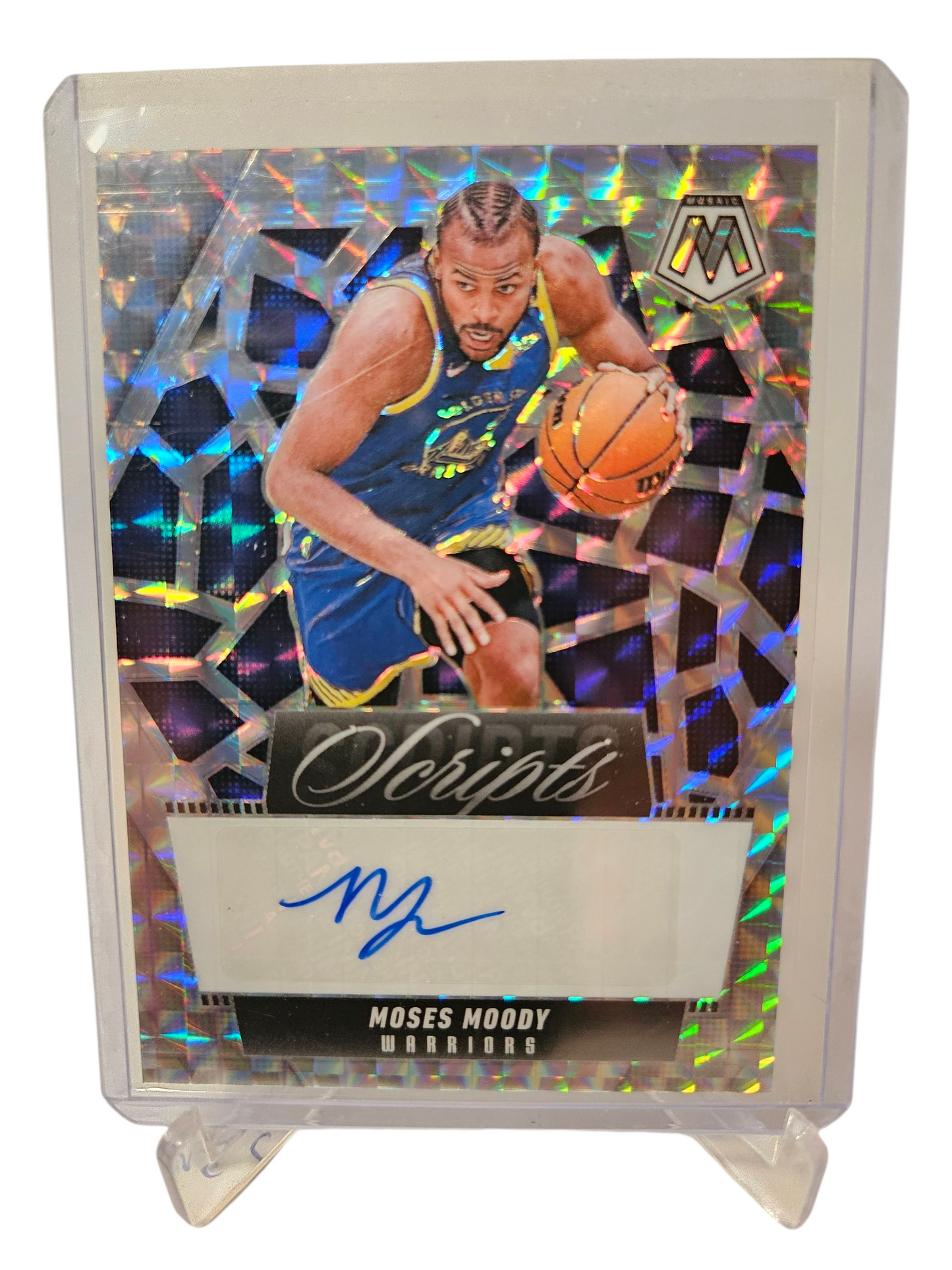 2024-25 Panini Mosaic #MS-MMG Moses Moody Scipts Autograph