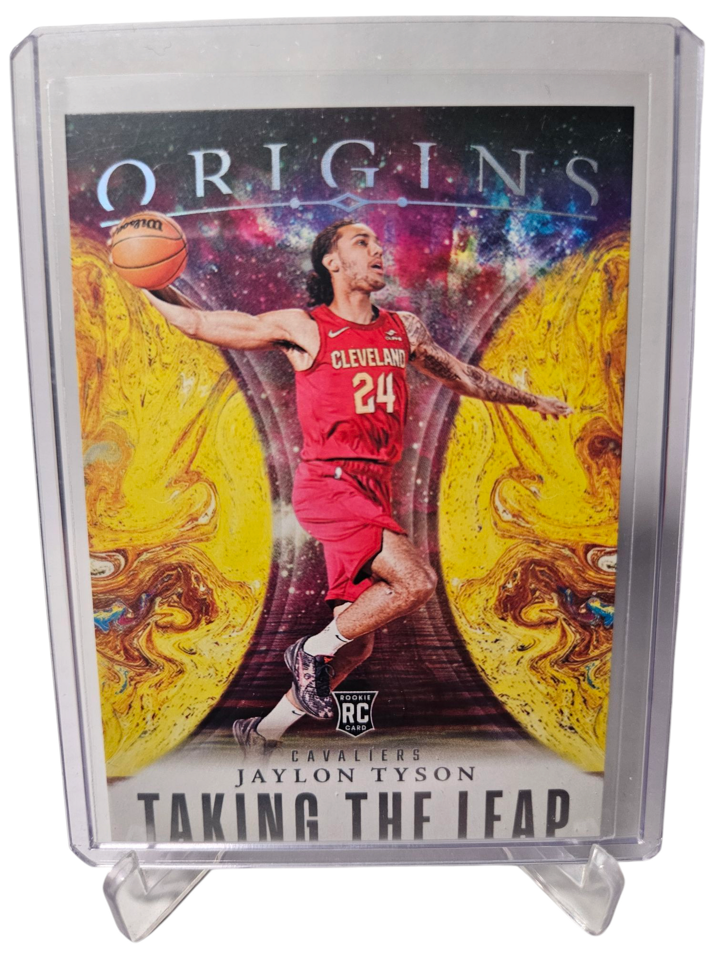 2024-25 Panini Origins #4 Jaylon Tyson Rookie Card Taking The Leap