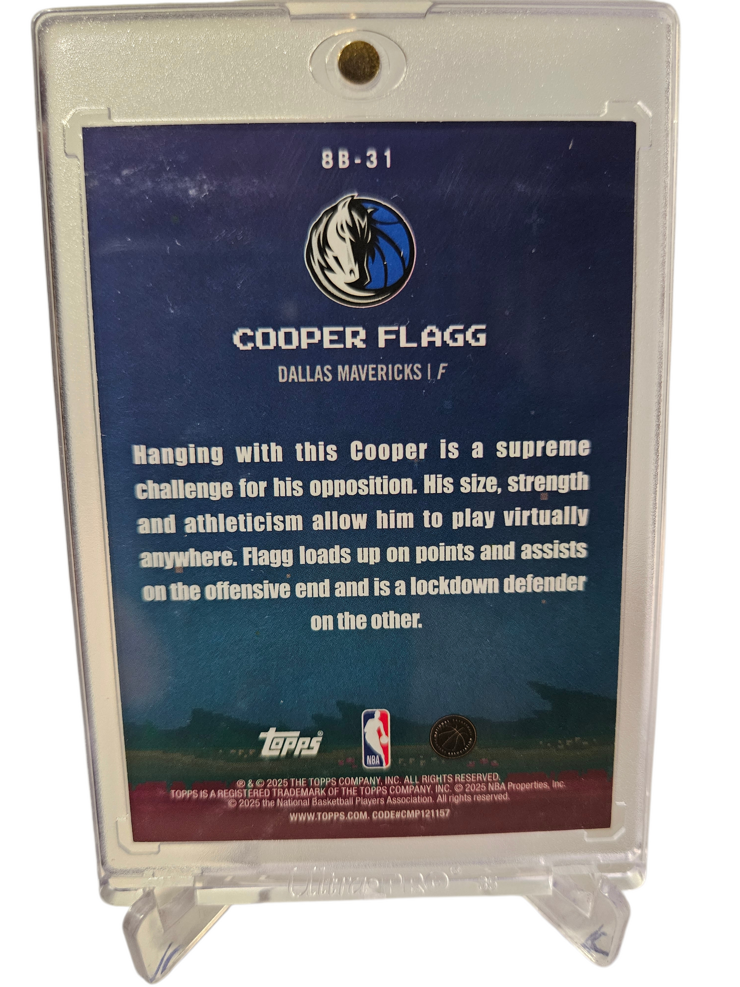 2025 Topps #8B-31 Cooper Flag Rookie Card 8-Bit Ballers