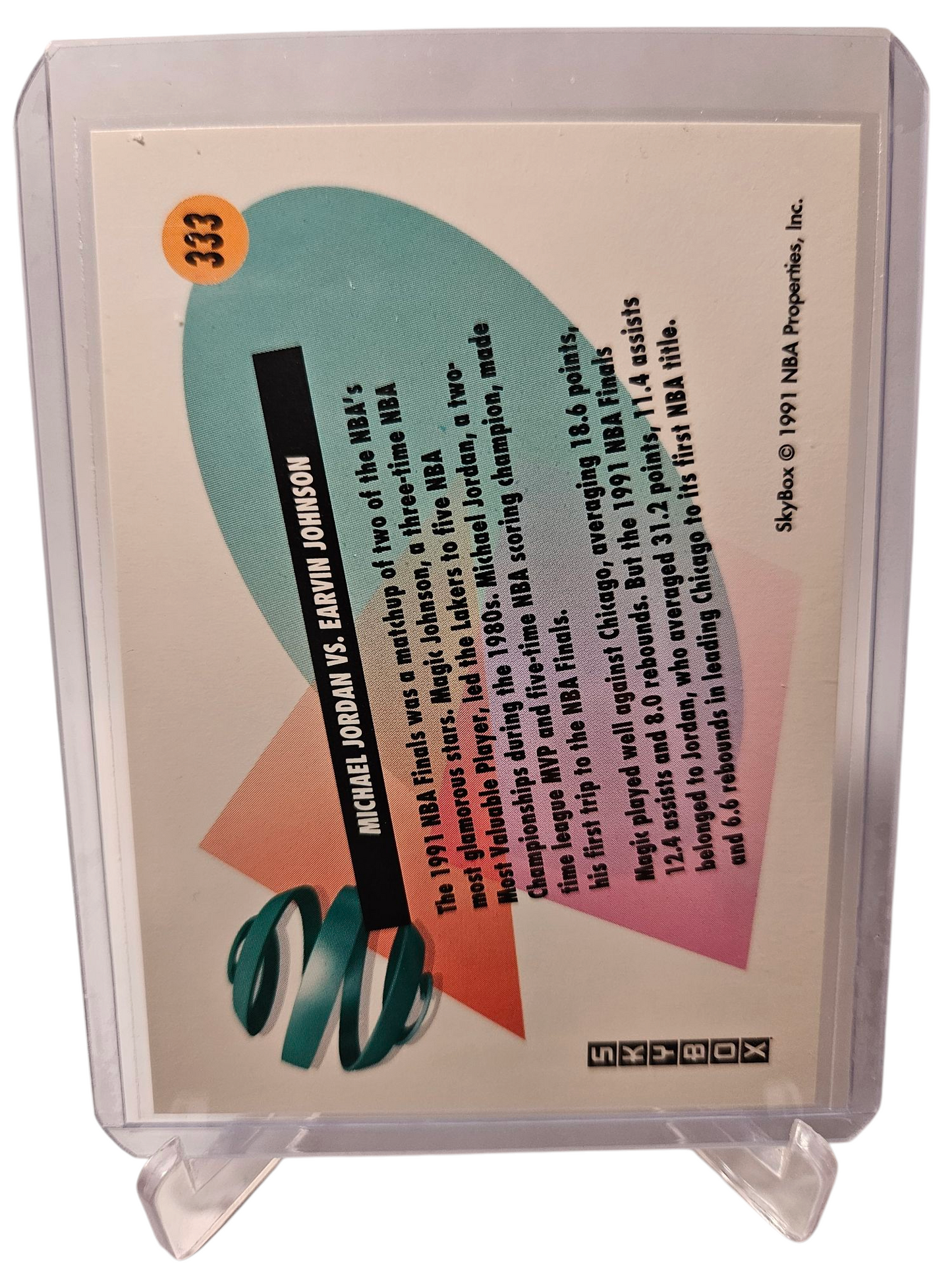 1991 Skybox #333 Michael VS Magic