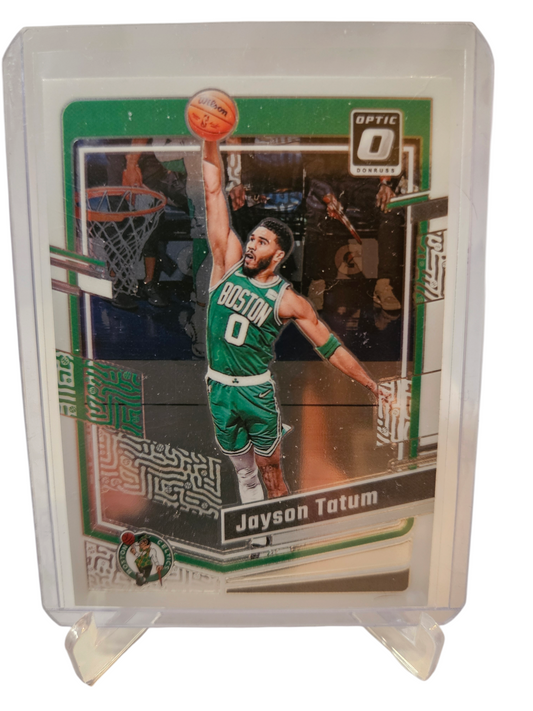 2023-24 Panini Donruss Optic #140 Jayson Tatum