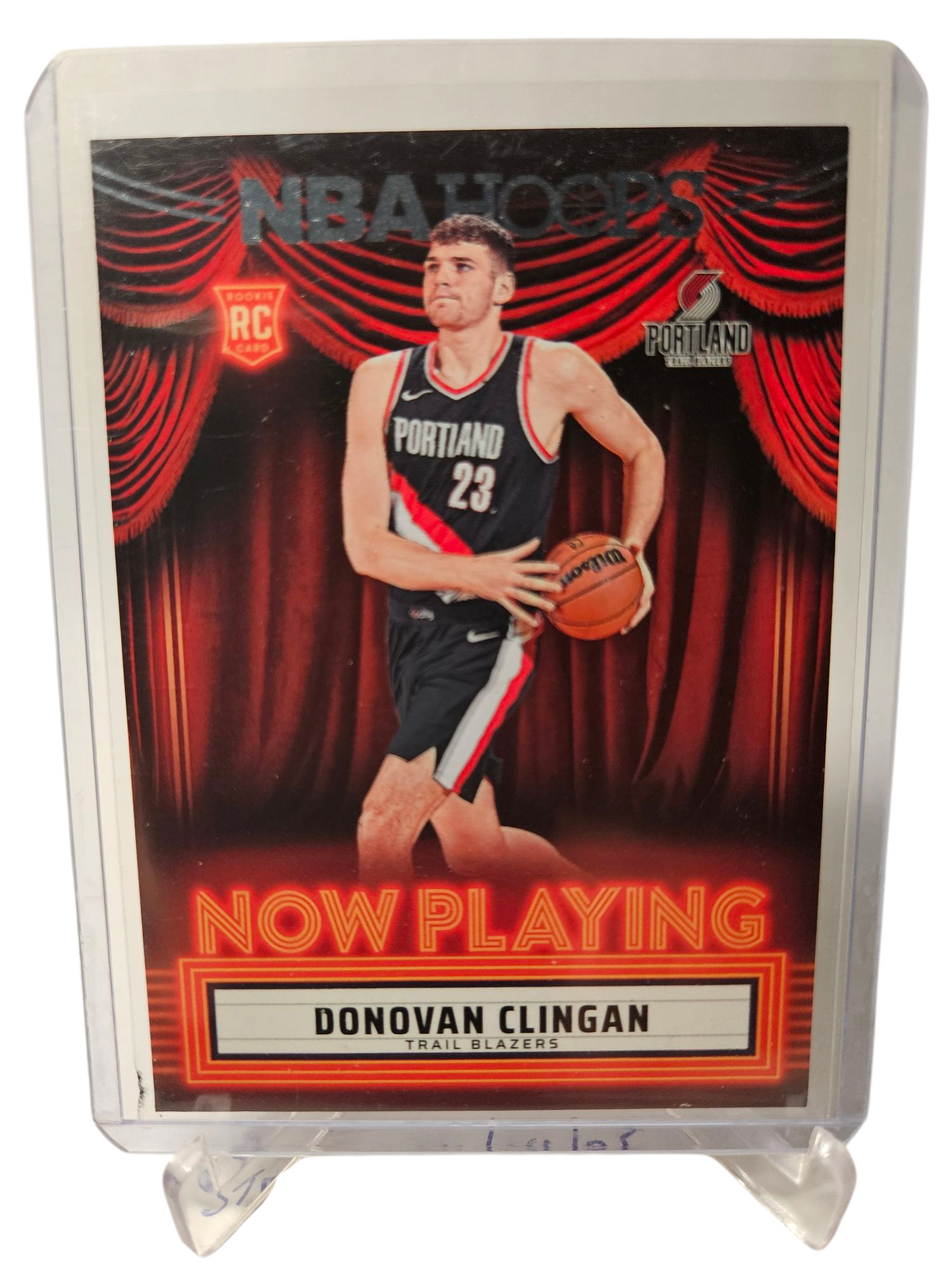 2024-25 Panini Hoops #20 Donovan Clingan Rookie Card Now Playing
