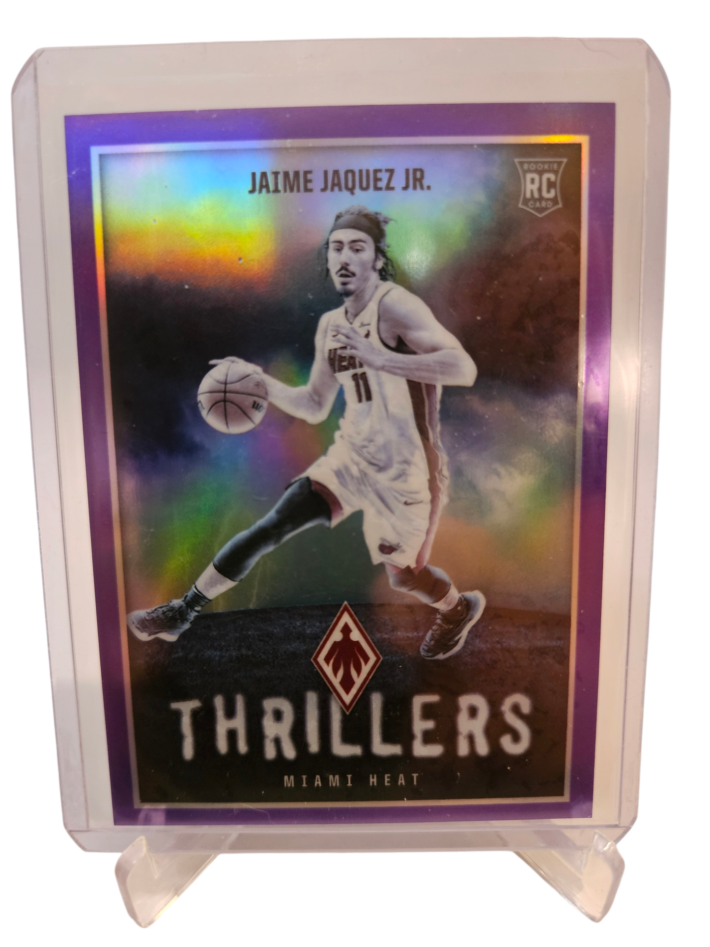 2023-24 Panini Phoenix #12 Jamie Jaquez JR Rookie Card Thrillers Purple 19/75