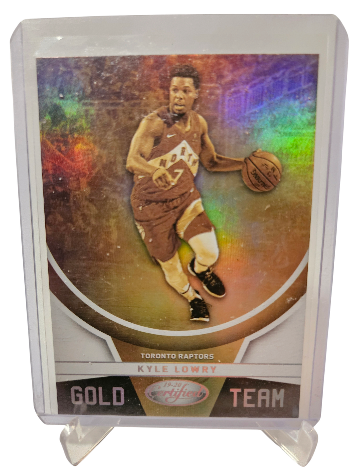 2020-21 Panini Certified #8 Kyle Lowry Gold Team