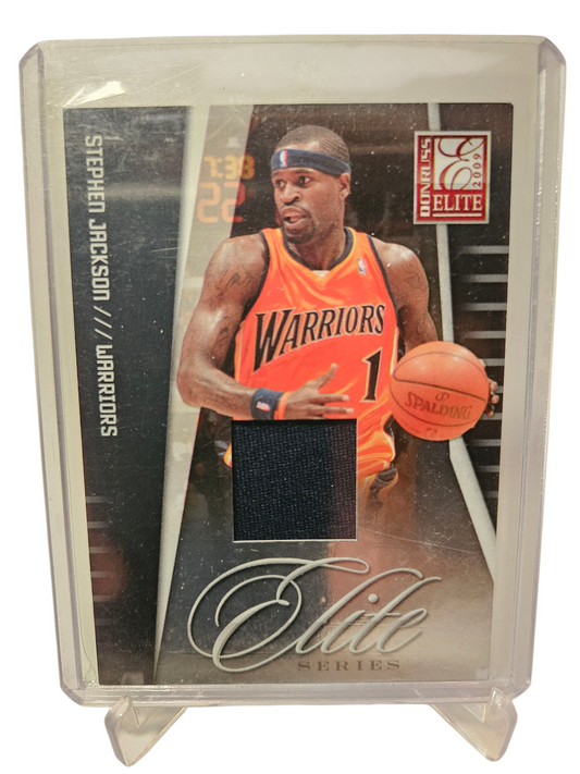 2000 Panini Donruss Elite #9 Stephen Jackson Game Worn Patch 267/299