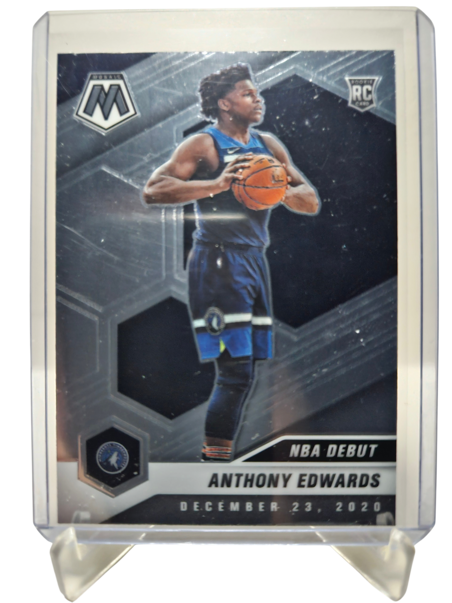 2020-21 Panini Mosaic #261 Anthony Edwards Rookie Card NBA Debut