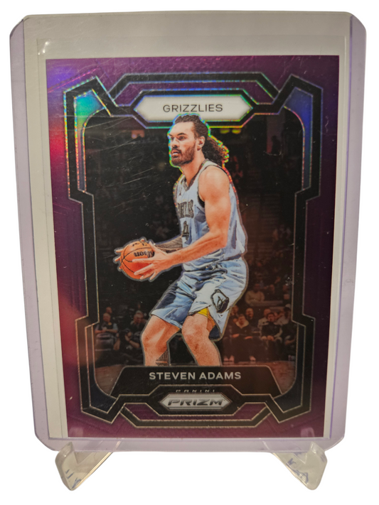 2023-24 Panini Prizm #205 Steven Adams Purple Prizm 33/99