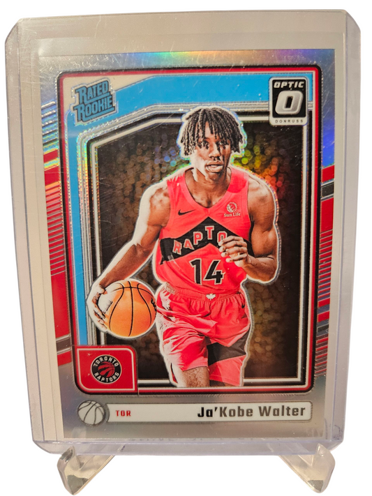 2024-25 Panini Donruss Optic #283 JaKobe Walter Rated Rookie Silver Holo