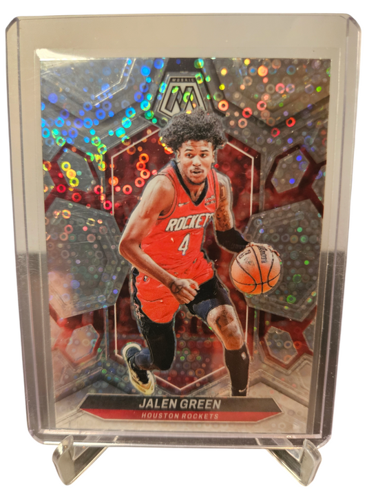 2023-24 Panini Mosaic #51 Jalen Green Fastbreak Prizm