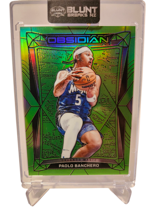 2023-24 Panini Obsidian #7 Paolo Banchero Green Flood 19/25