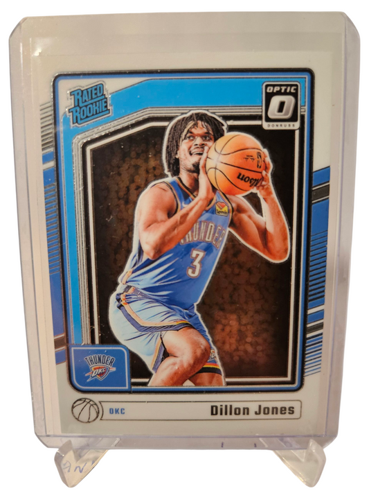 2024-25 Panini Donruss Optic #275 Dillon Jones Rated Rookie Optic