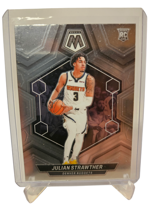 2023-24 Panini Mosaic #214 Julian Strawther Rookie Card