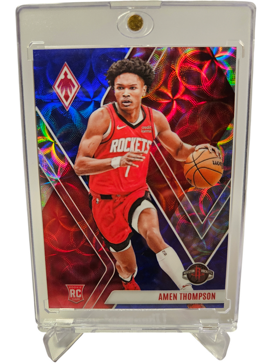 2023-24 Panini Phoenix #300 Amen Thompson Rookie Card Blue Scope 20/35