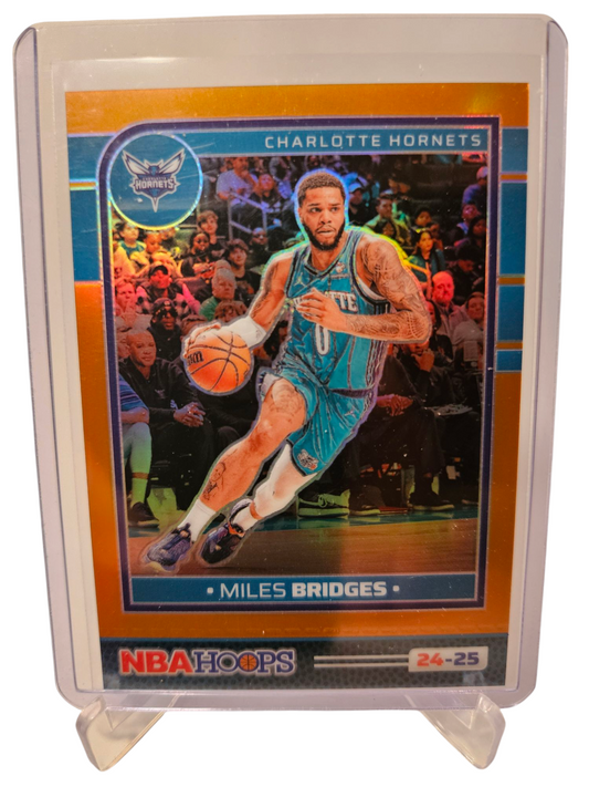 2024-25 Panini Hoops #149 Miles Bridges Orange Holo 065/199