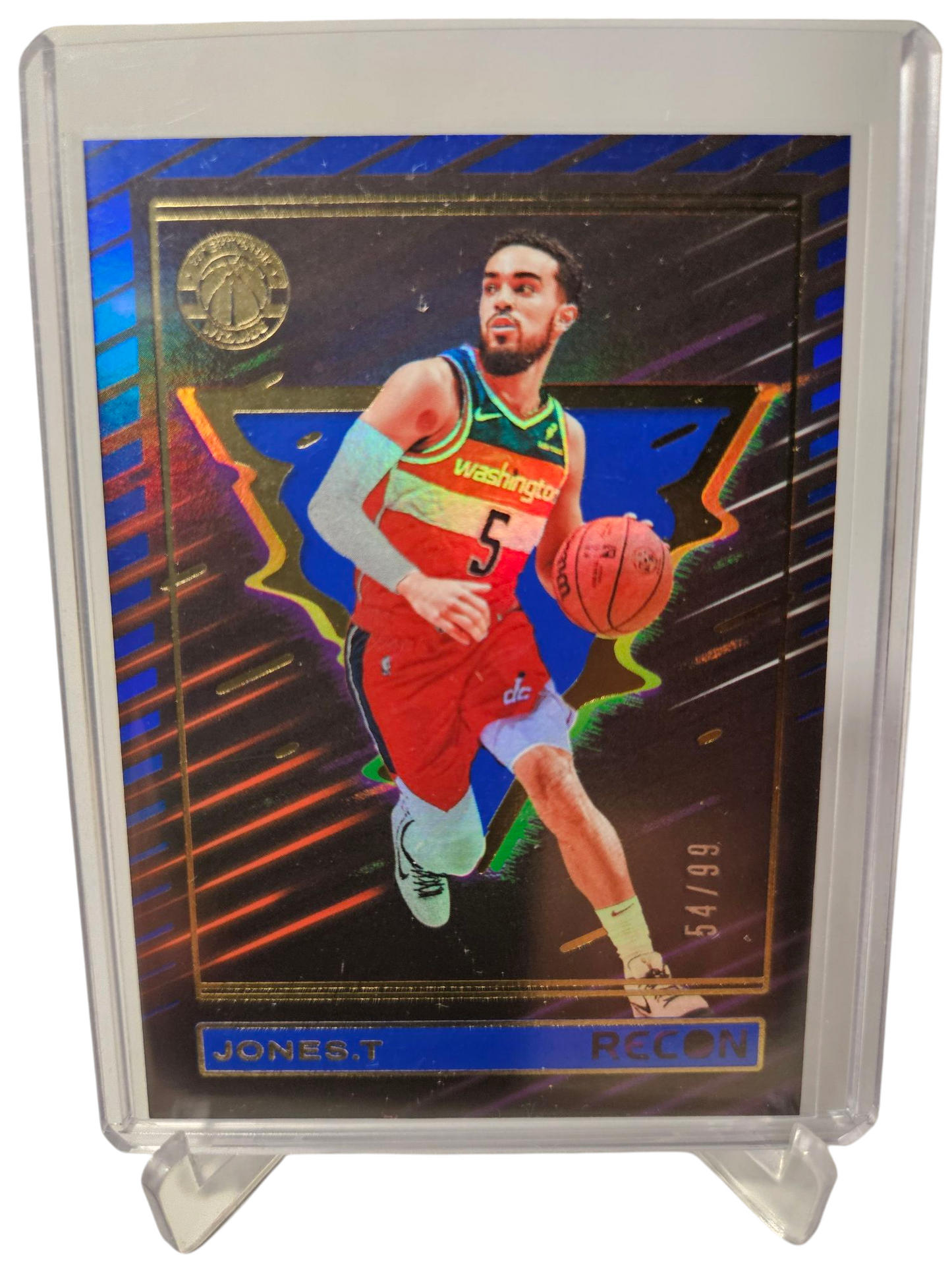 2023-24 Panini Recon #80 Tyus Jones Blue Holo 54/99