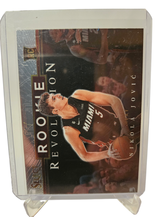 2022-23 Panini Select #2 Nikola Jovic Rookie Card Rookie Revolution