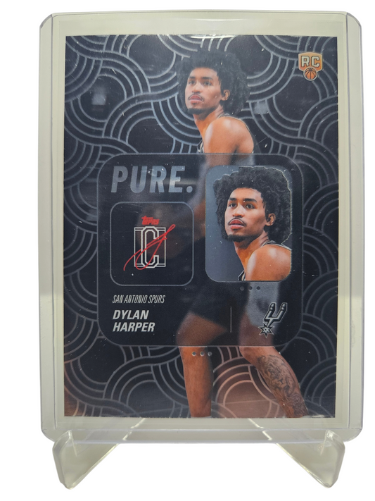 2025-26 Topps Signature Class #PU-17 Dylan Harper Rookie Card Pure