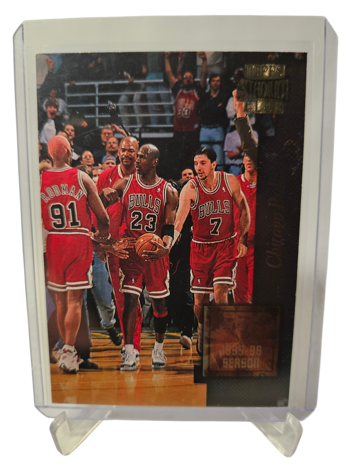 1996 Topps Stadium Club #GM3 Michael Jordan Chicago Bulls 1995-96 Season