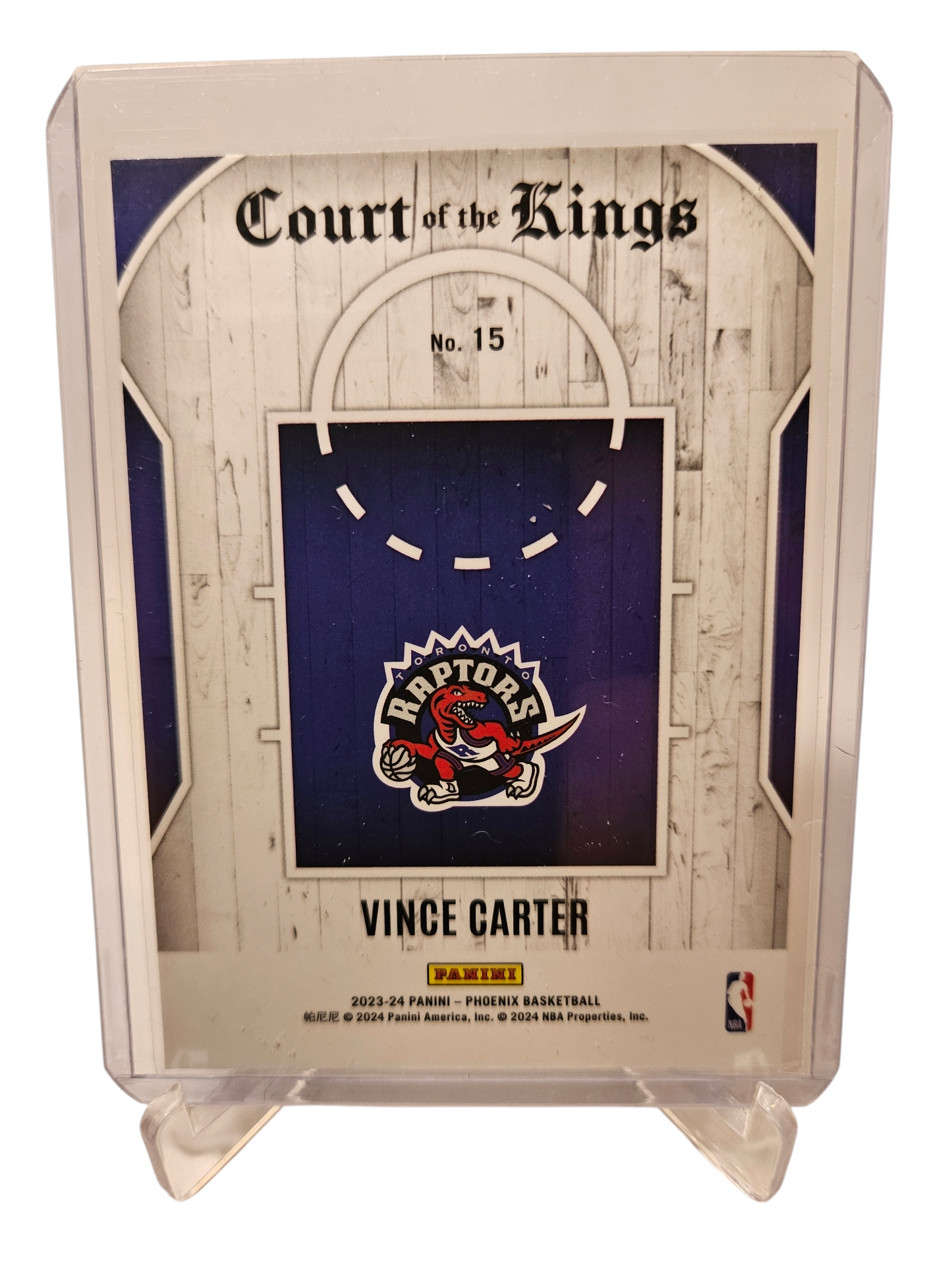 2023-24 Panini Phoenix #15 Vince Carter Court Of The Kings