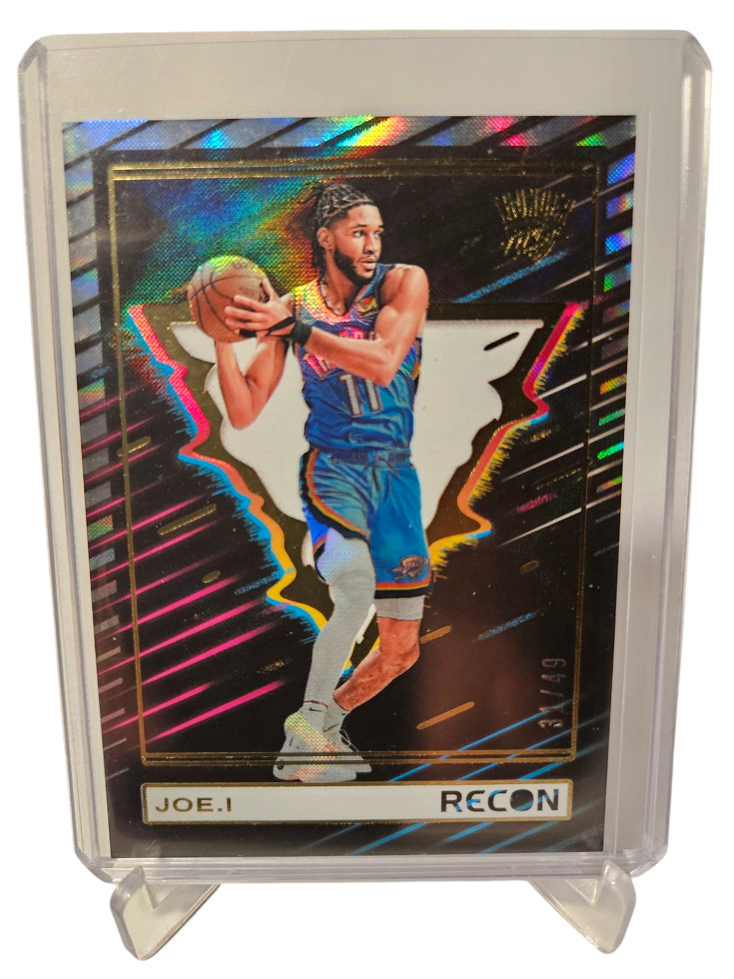 2023-24 Panini Recon #22 Isaiah Joe Purple Holo 31/49