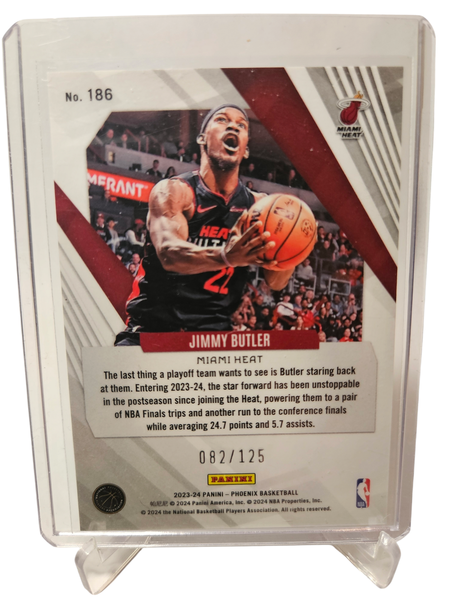 2023-24 Panini Phoenix #186 Jimmy Butler Silver 082/125