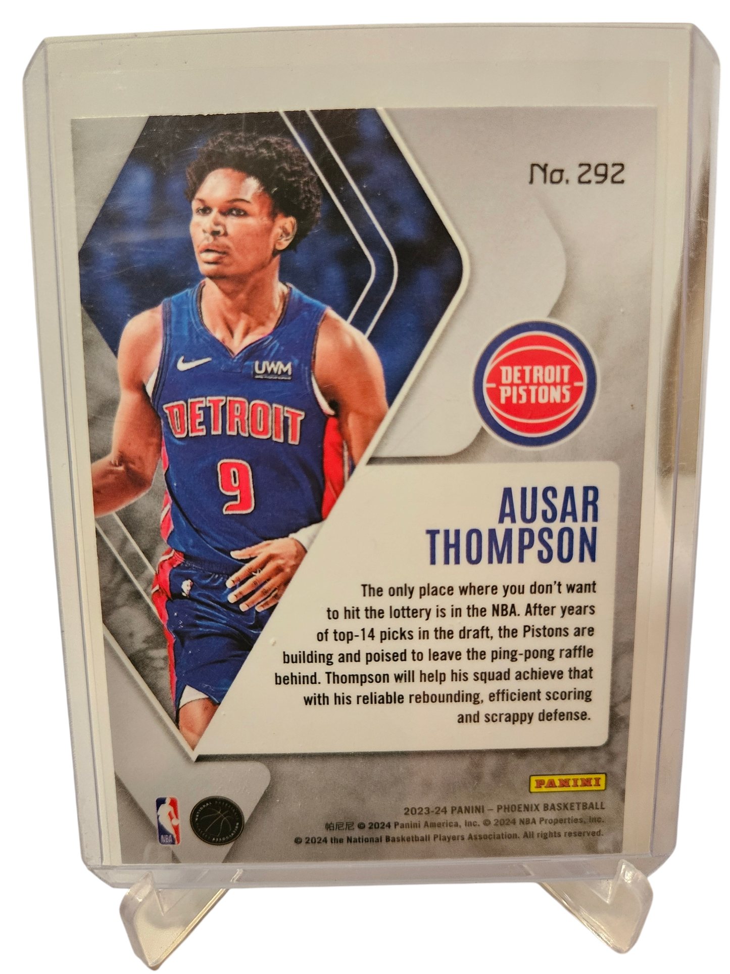 2023-24 Panini Phoenix #292 Ausar Thompson Rookie Card