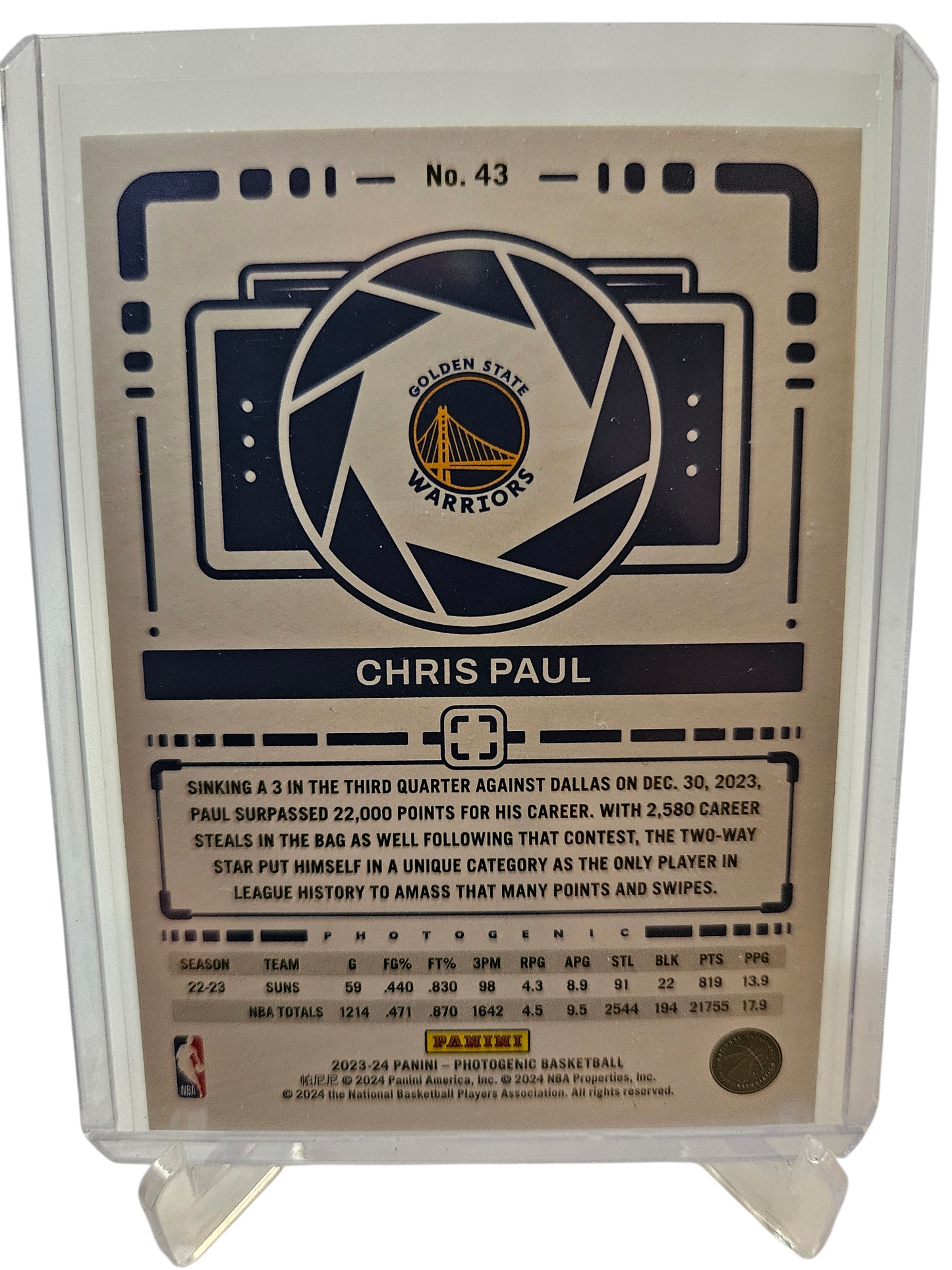 2023-24 Panini Photogenic #43 Chris Paul