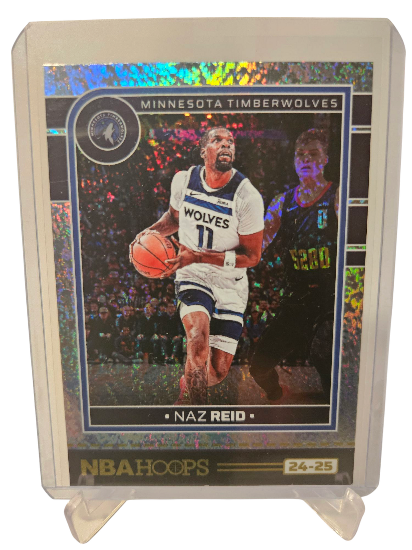 2024-25 Panini Hoope #223 Naz Reid Silver Holo