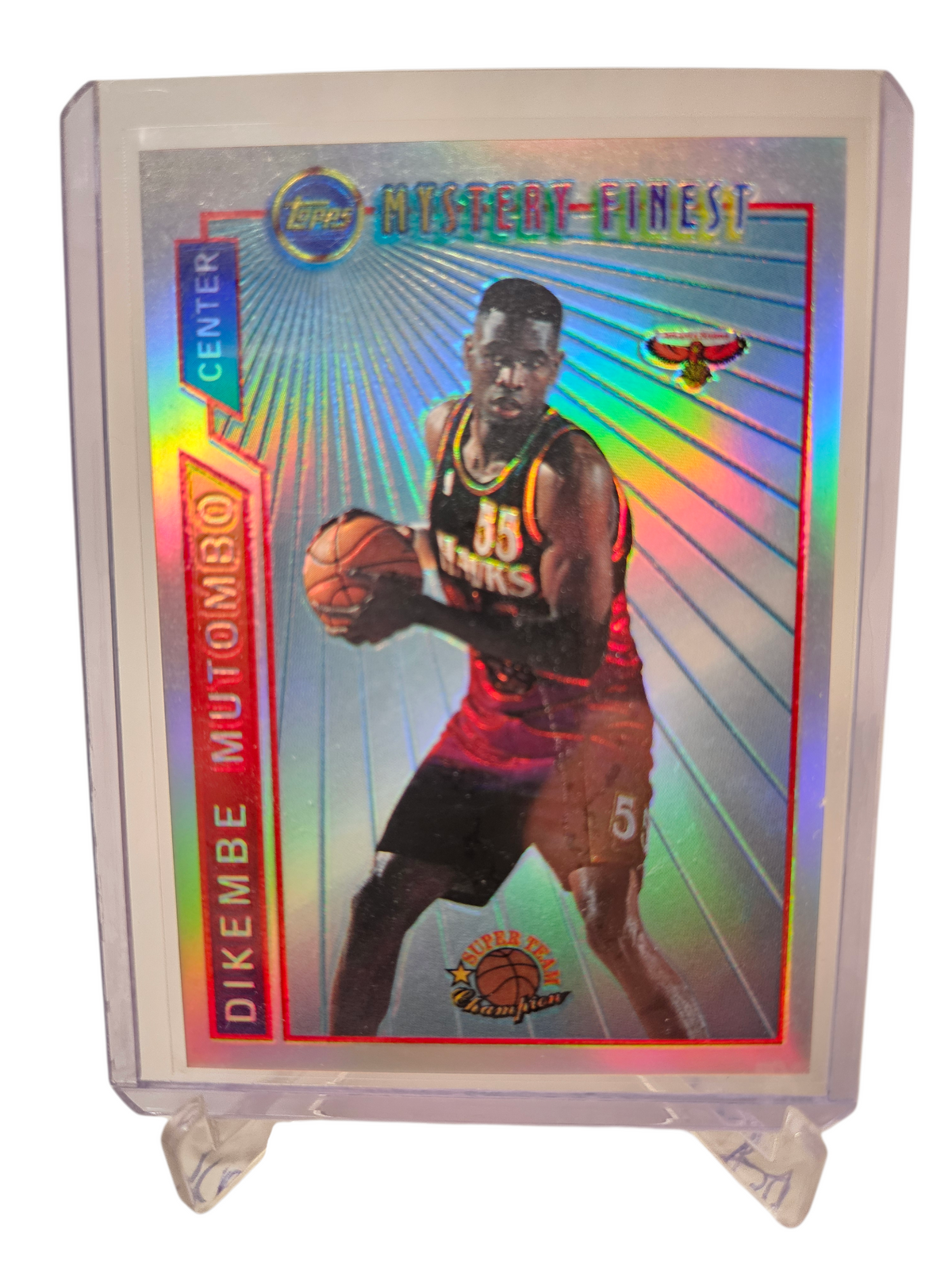1996 Topps Finest #M11 Dikembe Mutombo Refractor
