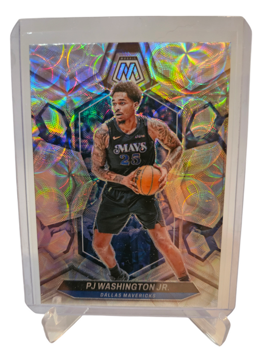 2023-24 Panini Mosaic #80 PJ Washington Junior Silver Scope Prizm