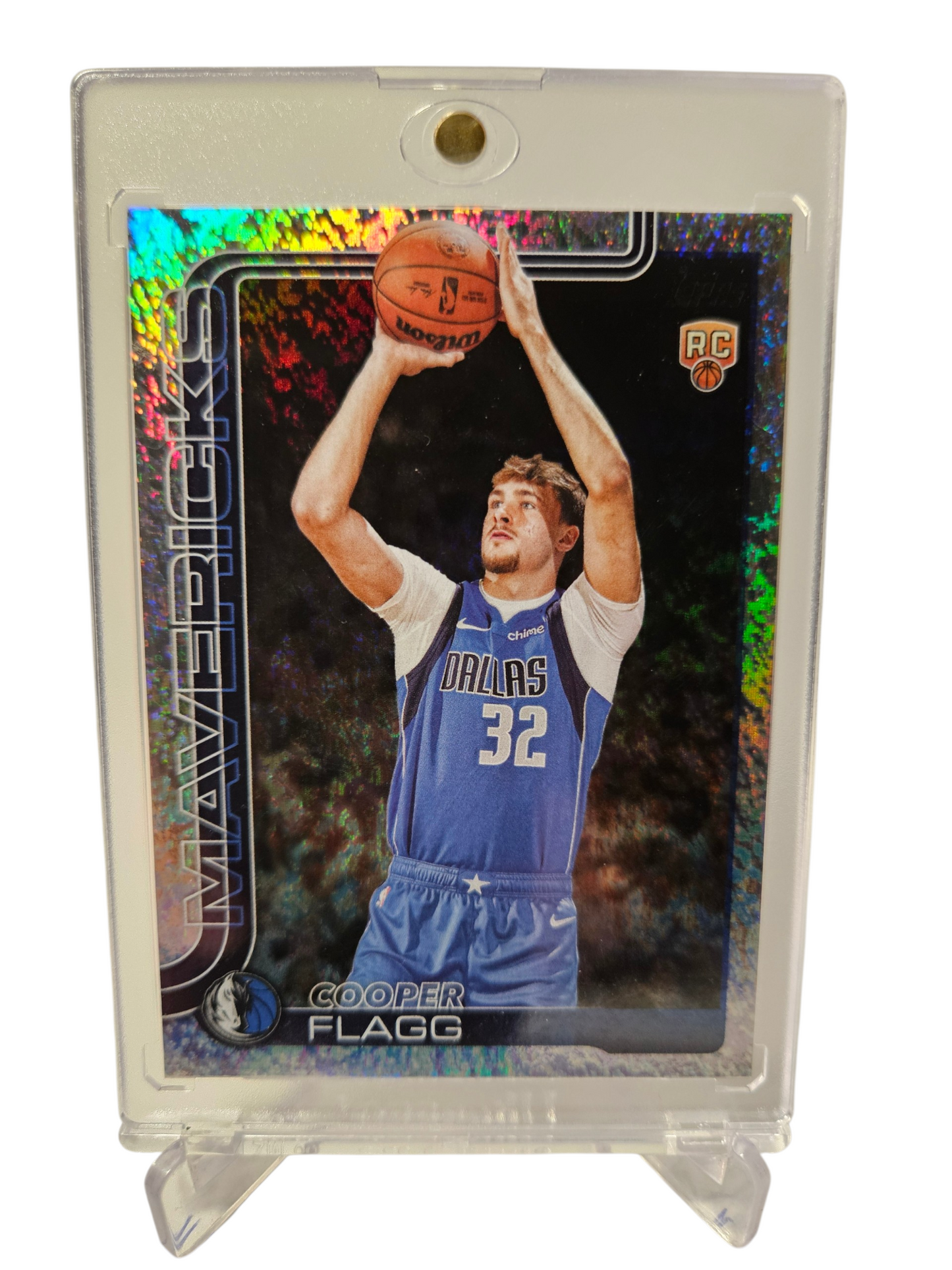 2025 Topps #201 Cooper Flag Rookie Card Sand Glitter Holo Foil