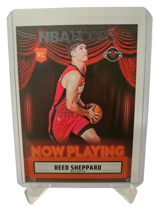 2024-25 Panini Hoops #19 Reed Sheppard Rookie Card Now Playing