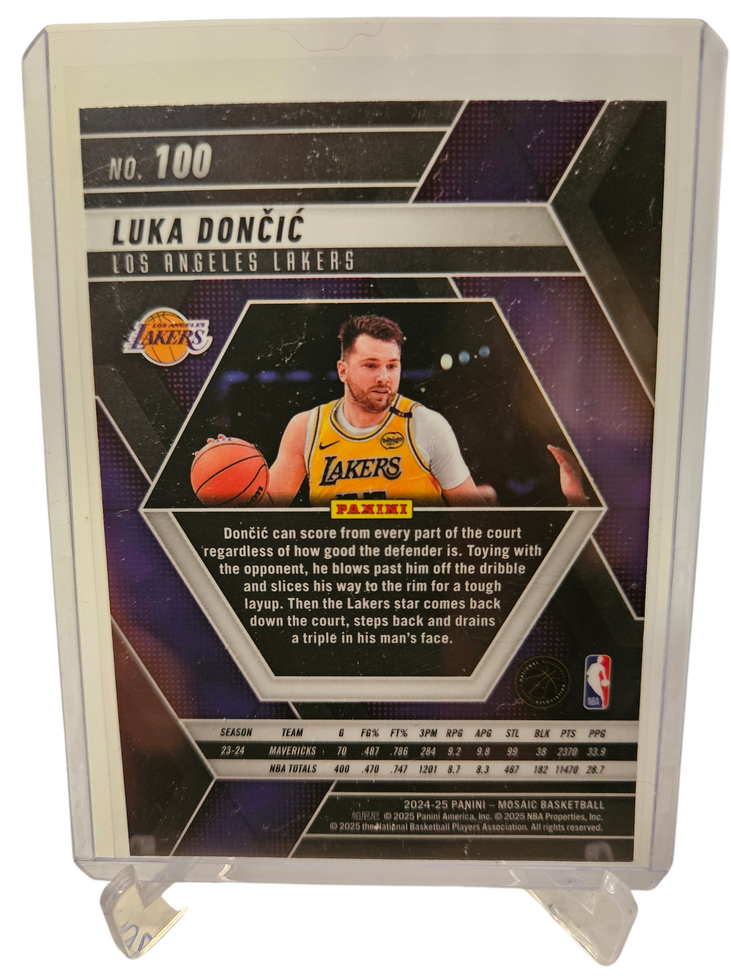 2024-25 Panini Mosaic #100 Luka Doncic