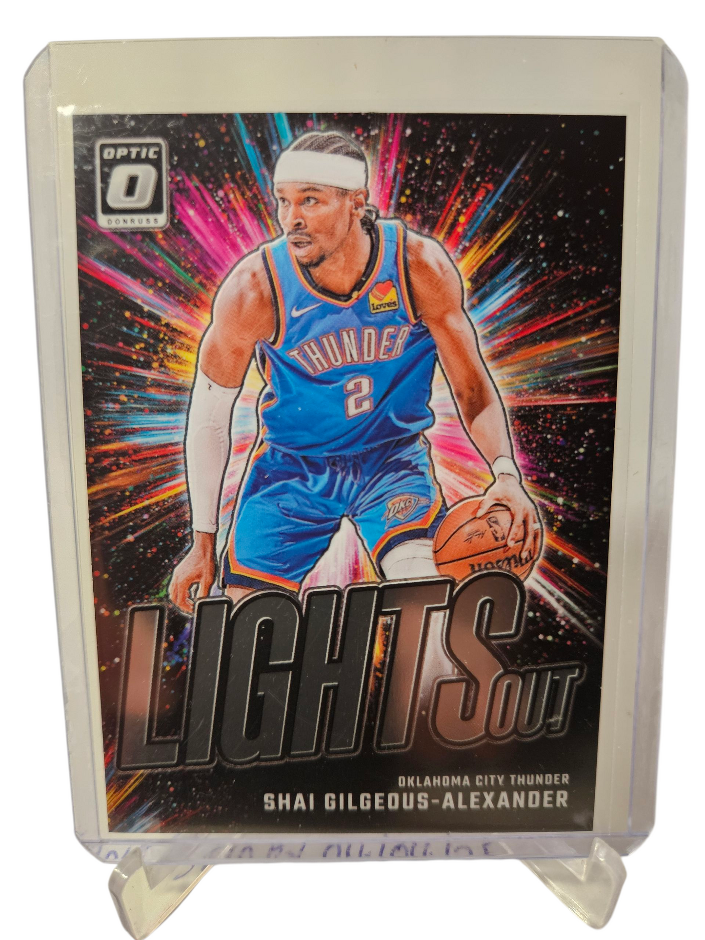 2024-25 Panini Donruss Optic #11 Shai Gilgeous-Alexander Lights Out