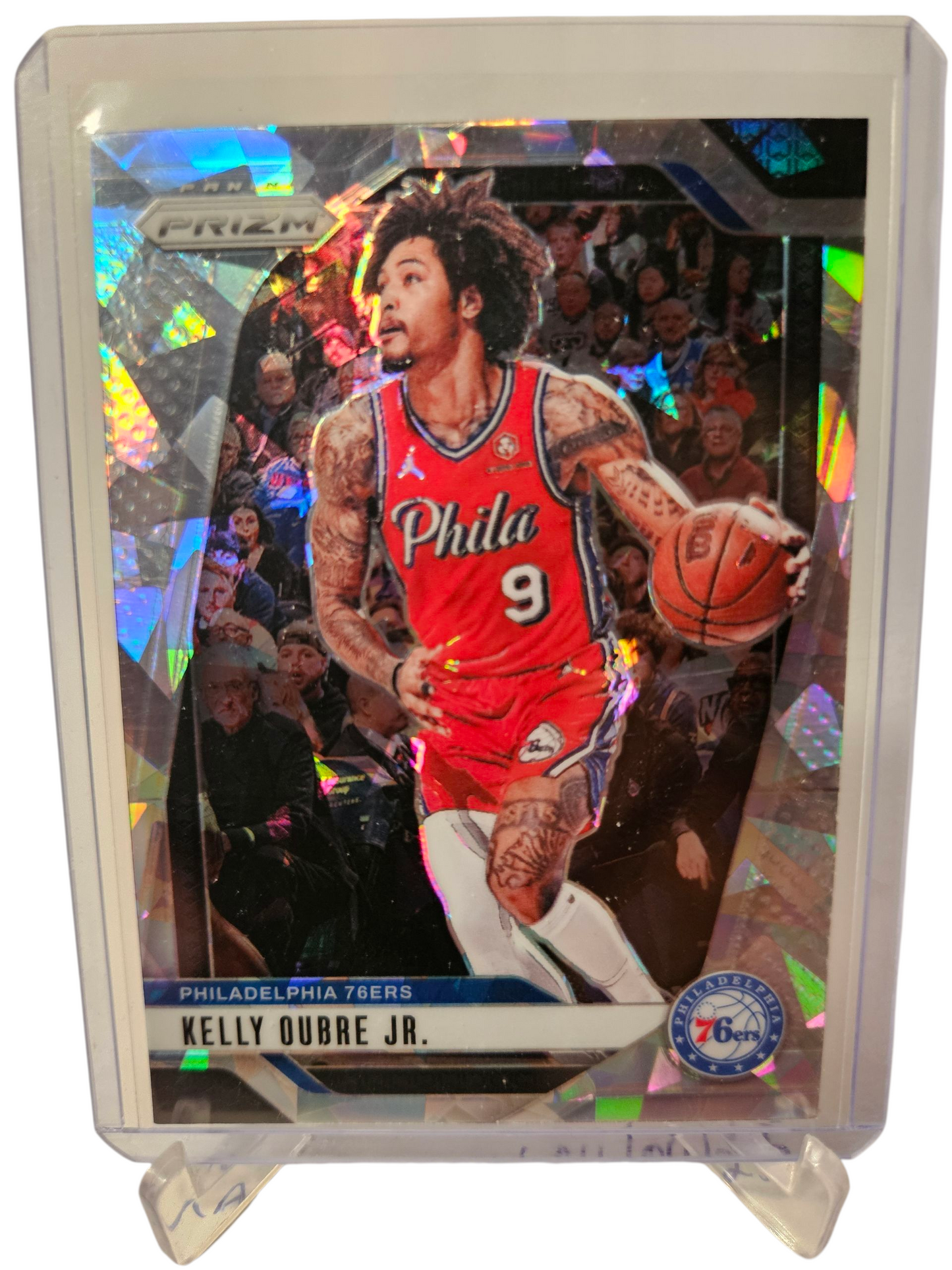 2024-25 Panini Prizm #9 Kelly Oubre JR Silver Cracked Ice Prizm