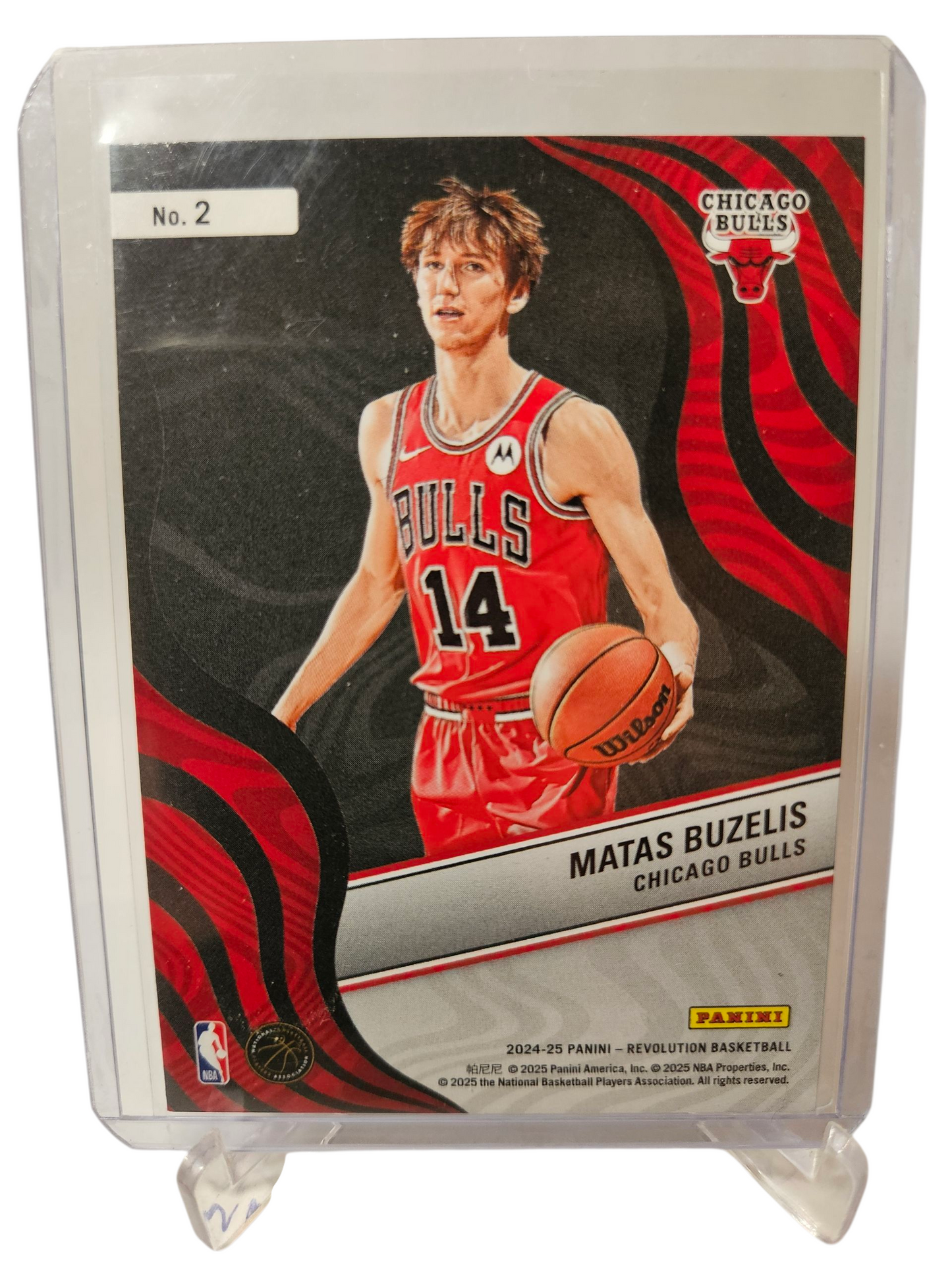 2024-25 Panini Revolution #2 Matas Buzelis Rookie Card New Wave
