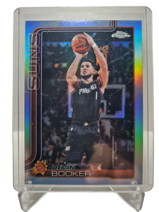 2025-26 Topps Chrome #26 Devon Booker Refractor