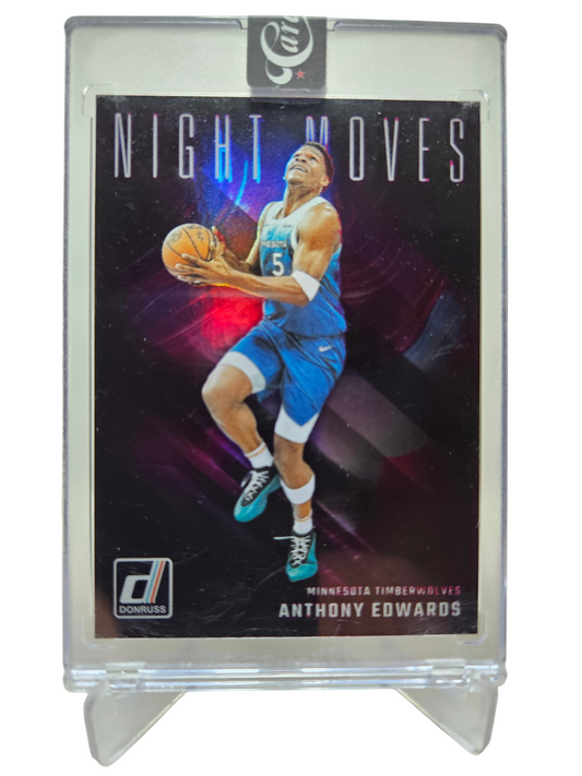 2024-25 Panini Donruss #25 Anthony Edwards Night Moves Case Hit SSP